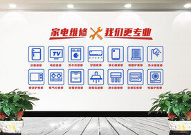家电维修文化墙