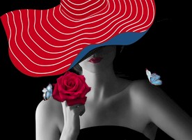 会所美女装饰画