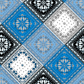 大牌拼接腰果花