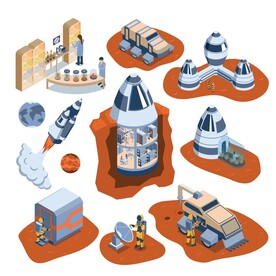 宇宙探索相关图标