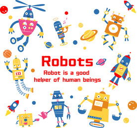 卡通机器人robots