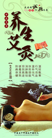 艾灸理疗养生海报