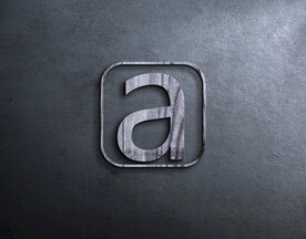 木质纹理logo样机