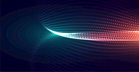 数码发光粒子背景