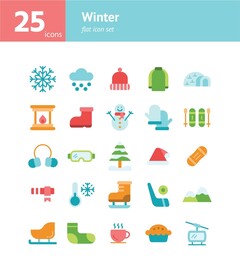冬天相关图标