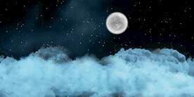 晶瓷画 抽象画 星空夜晚