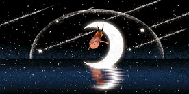 晶瓷画 抽象画 星空夜晚