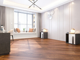 现代卧室家具场景背景墙