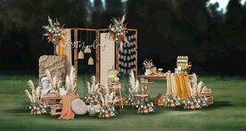 美式乡村迎宾区