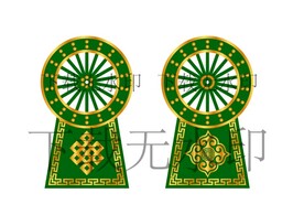 蒙古族勒勒车矢量