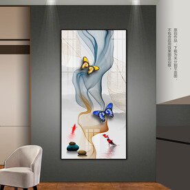 中式山水客厅装饰画玄关挂画