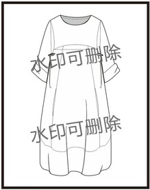 服装设计连衣裙女装