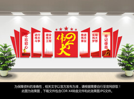 四个伟大文化墙