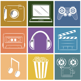 数码产品相关图标