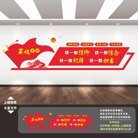 四铁精神文化墙