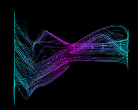 线条流动背景图