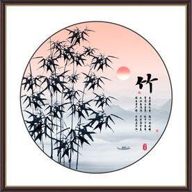 国画竹子