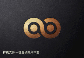 黑卡纸上的烫金激凸效果