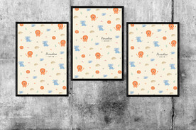 森林乐园 卡通动物海报