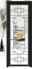 高清分层彩白彩透明底平开门