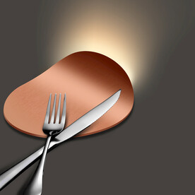 晶瓷画 光影画 刀叉