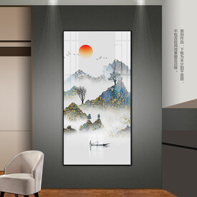 意境山水客厅玄关装饰画床头画