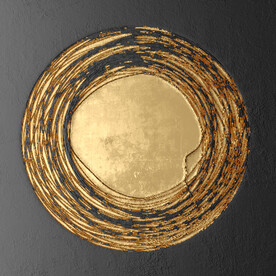 晶瓷画 抽象画 圆盘