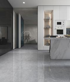 仿古砖瓷砖空间效果图