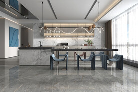 仿古砖瓷砖空间效果图