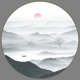 新中式山水画