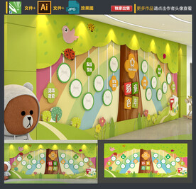 幼儿园照片墙