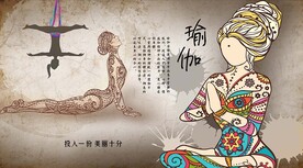 瑜伽 工装背景墙