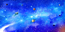 蓝色星空