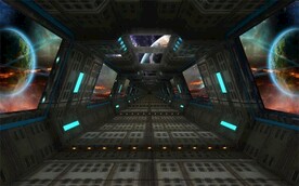 科幻星空背景墙图片