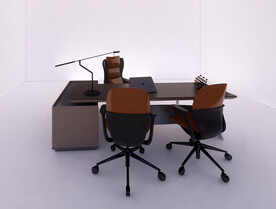 现代办公椅组合