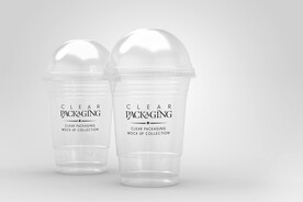 透明容器包装盒包装袋塑料桶样机