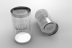 透明容器包装盒包装袋塑料桶样机