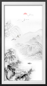水墨山水画