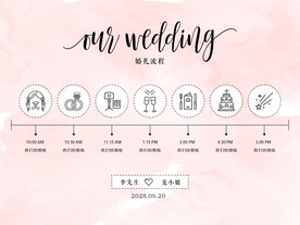 婚礼流程图