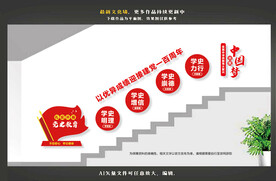 楼道党史教育文化墙