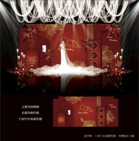 红色婚礼效果图