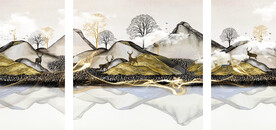 晶瓷画 抽象画 新中式