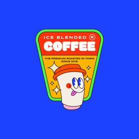 复古插画卡通标签素材系列