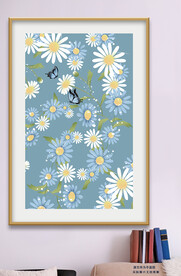 现代简约繁华花卉装饰画