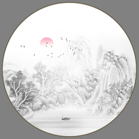 新中式山水画