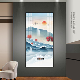 意境山水客厅玄关装饰画床头挂画