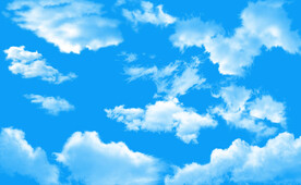 蓝天白云