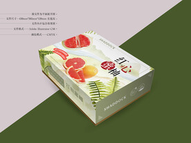 西柚包装 平面图