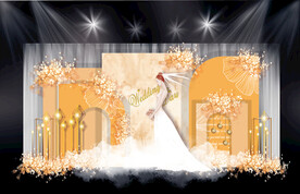 简约婚礼背景图片