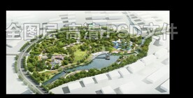 森林公园鸟瞰效果图